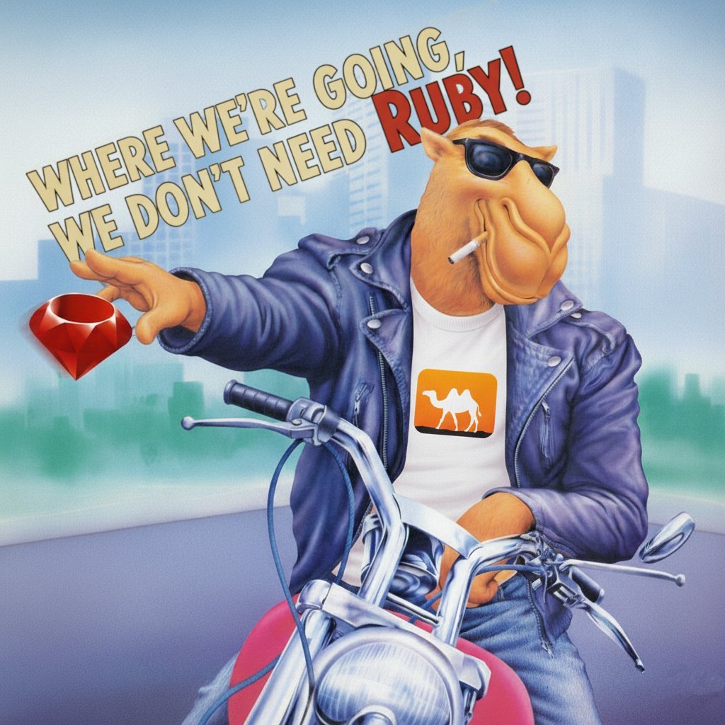 OCaml - Where we're going we don't need Ruby! Poster